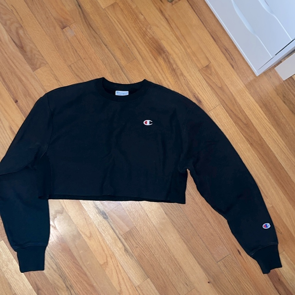 Champion Cropped Reverse Weave Crew - Picture 6 of 9